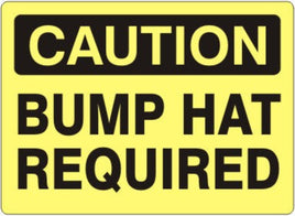 Caution Bump Hat Required Signs | C-0508
