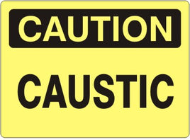 Caution Caustic Signs | C-0803