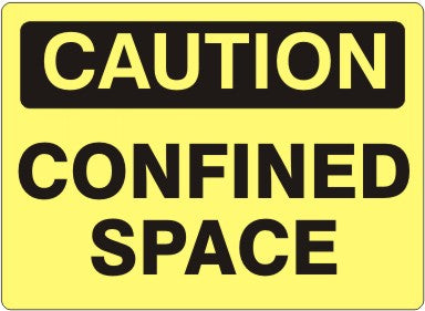 Caution Confined Space Signs | C-0820