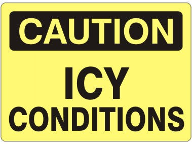 Caution Icy Conditions Signs | C-4201