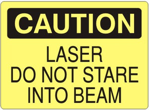 Caution Laser Do Not Stare Into Beam Signs | C-4502