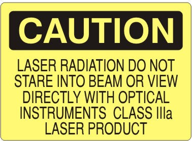 Caution Laser Radiation Project Do Not Stare Into Beam Or View Directly With Optical Instruments Class |||s Laser Product Signs | C-4504