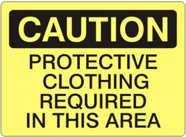 Caution Protective Clothing Required In This Area Signs | C-6018