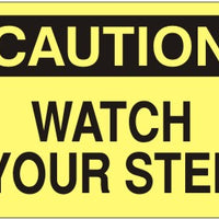 Caution Watch Your Step Signs | C-9206