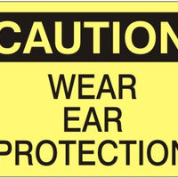 Caution Wear Ear Protection Signs | C-9208
