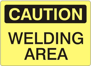 Caution Welding Area Signs | C-9222