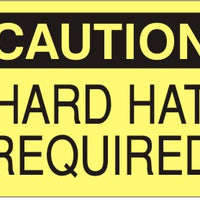 Caution Hard Hat Required Signs | C-9603