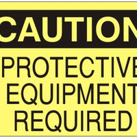 Caution Protective Equipment Required Signs | C-9616