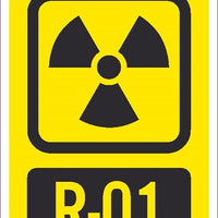 Radiation Isolation Point Tags Sequential Numbering 1-10