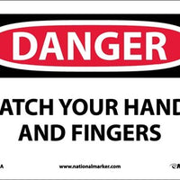 DANGER, WATCH YOUR HANDS AND FINGERS, 10X14, PS VINYL
