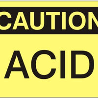 Caution Acid Signs | C-0001