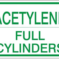 Acetylene Full Cylinders Signs | CL-23