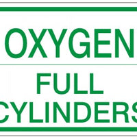 Oxygen Full Cylinders Signs | CL-28