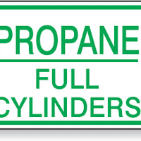 Propane Full Cylinders Signs | CL-30