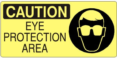 Caution Eye Protection Area Signs | CP-1623