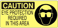 Caution Eye Protection Required In This Area Signs | CP-1630