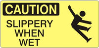 Caution Slippery When Wet Signs | CP-7114