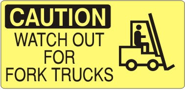 Caution Watch For Work Vehicles Signs | CP-9662