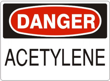 Danger Acetylene Signs | D-0002
