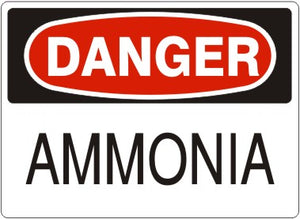 Danger Ammonia Signs | D-0014