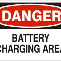 Danger Battery Charging Area Signs | D-0502