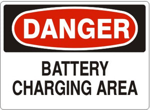 Danger Battery Charging Area Signs | D-0502