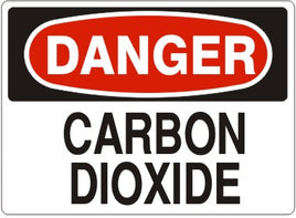 Danger Carbon Dioxide Signs | D-0804