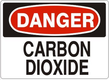 Danger Carbon Dioxide Signs | D-0804
