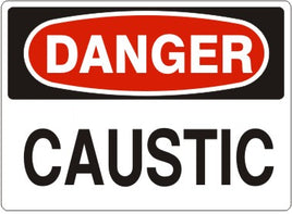 Danger Caustic Signs | D-0805