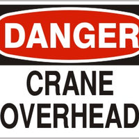 Danger Crane Overhead Signs | D-0839