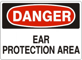 Danger Ear Protection Area Signs | D-1601