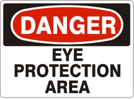 Danger Eye Protection Required Signs | D-1630