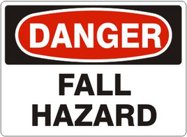Danger Fall Hazard Signs | D-2601