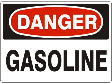 Danger Gasoline Signs | D-3602