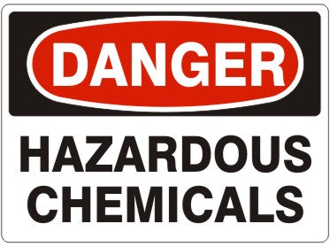Danger Hazardous Chemicals Signs | D-3713