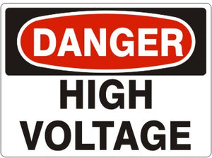 Danger High Voltage Signs | D-3726