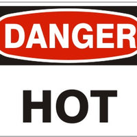 Danger Hot Signs | D-3752