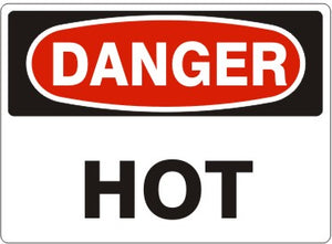 Danger Hot Signs | D-3752
