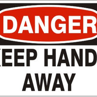 Danger Keep Hands Away Signs | D-4408