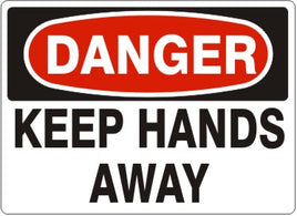 Danger Keep Hands Away Signs | D-4408