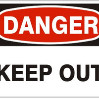 Danger Keep Out Signs | D-4417