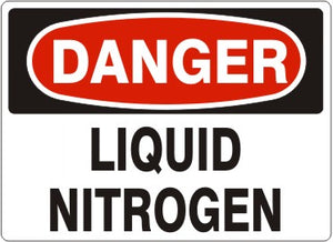 Danger Liquid Nitrogen Signs | D-4507