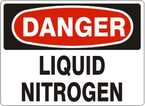 Danger Liquid Nitrogen Signs | D-4507
