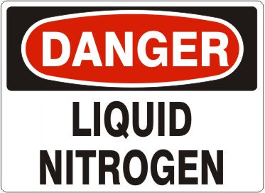 Danger Liquid Nitrogen Signs | D-4507