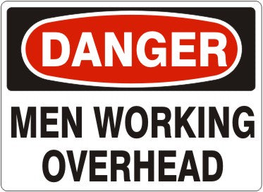 Danger Workers Working Overhead Signs | D-4614