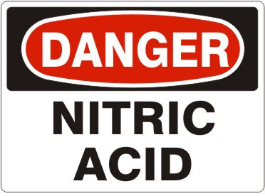 Danger Nitric Acid Signs | D-4703