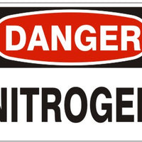 Danger Nitrogen Signs | D-4704