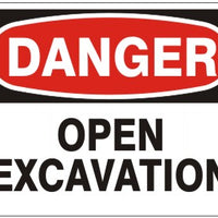 Danger Open Excavation Signs | D-5701