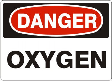 Danger Oxygen Signs | D-5714
