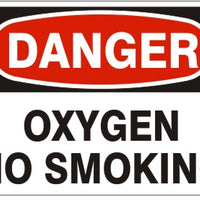 Danger Oxygen No Smoking Signs | D-5716
